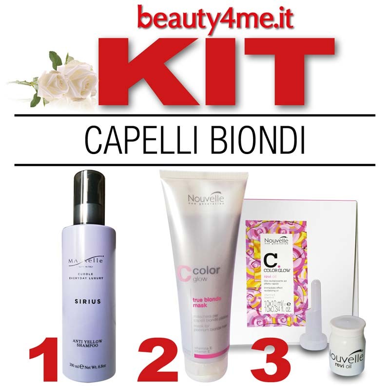 kit capelli biondi beauty4me nouvelle color glow maxxelle kit capelli biondi beauty4me nouvelle color glow maxxelle